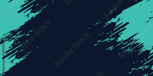 Minimal Abstract turquoise Grunge Scratch Background Template. vector eps10