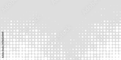 background Dot white gray wave light technology texture background. halftone modern arts background. vector illustration eps10