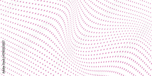 Picture Pink Vector Gradient Blue Color Halftone Background Staggered Dots Pattern medium