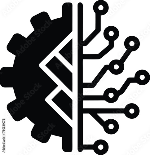 Mechanical gear integrated with digital circuit for smart engineering solutions