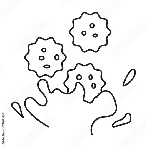 vector graphic of bakso, meetball noodle asian food