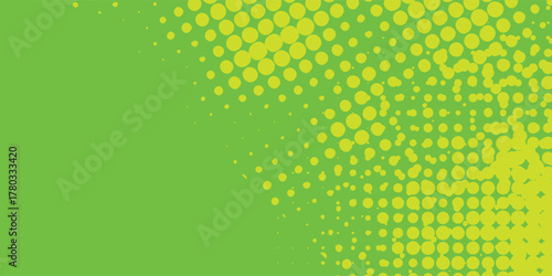 Dots halftone yellow green color pattern gradient texture backgroun modern dotted