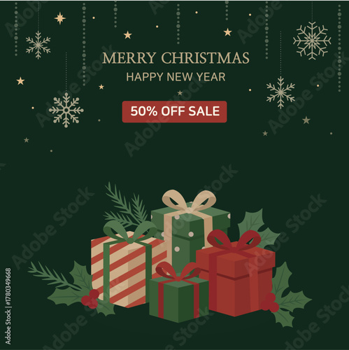 크리스마스 요소 백터일러스트 