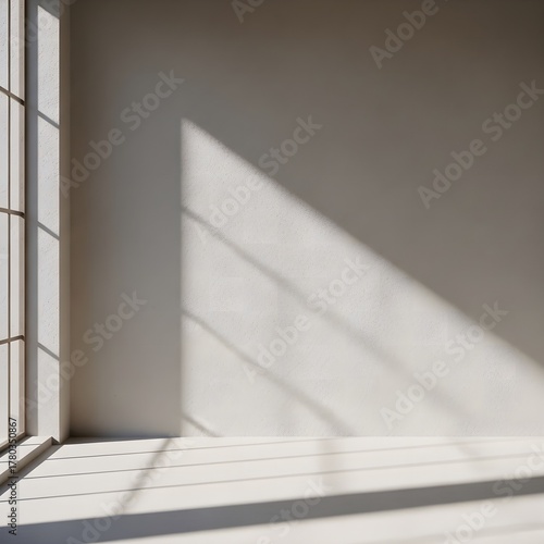 Authentic Minimal Background Scene with Natural Light