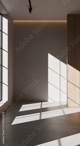 Authentic Minimal Background Scene with Natural Light