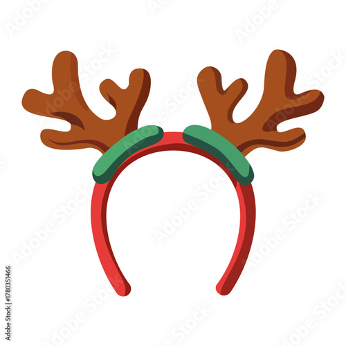 Christmas party costume reindeer hair accessory