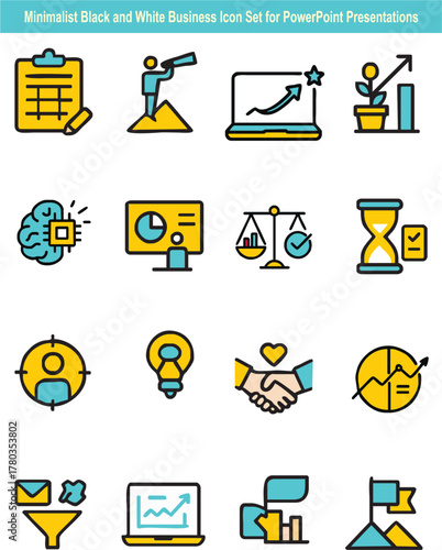 Minimalist Black and White Bu...