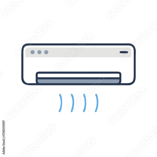 Air conditioner vector illustration