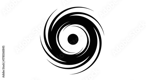 Stylized hurricane symbol