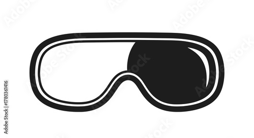 Black eye patch symbol