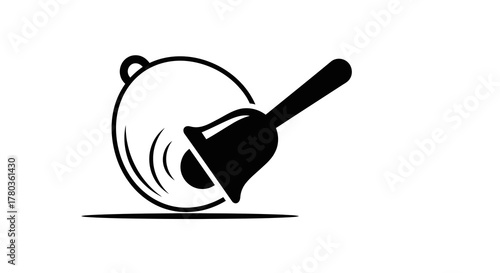Illustration of a bell ringing