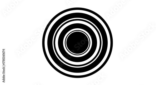 Concentric circles pattern