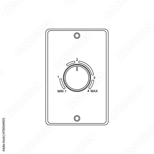 Electric Fan regulator PNG file