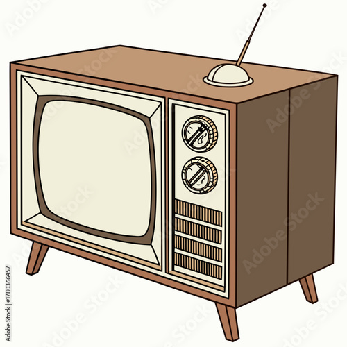 old tv set