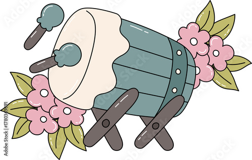 cute islamic decoration doodle