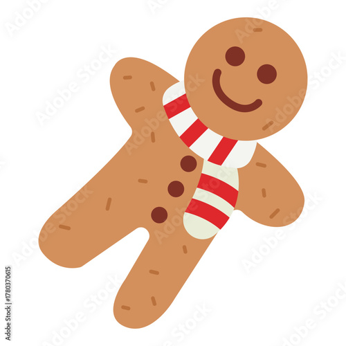 Hand drawn Christmas Gingerbread Illustration