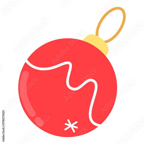 Hand drawn Christmas Bauble Illustration