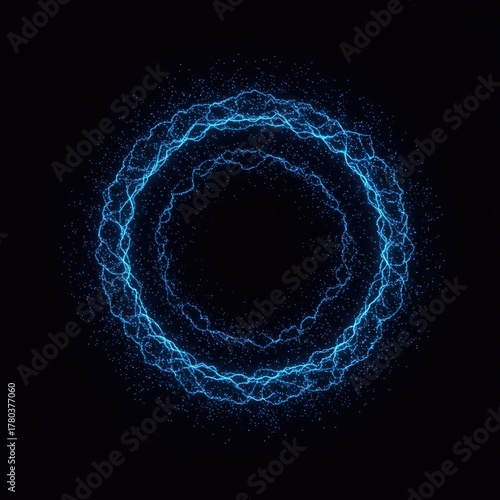 Wallpaper Mural Abstract dark blue and black visualization of the fundamental quantum field, showing subtle energy fluctuations and potential particle creation, grid, futuristic, underlying Torontodigital.ca