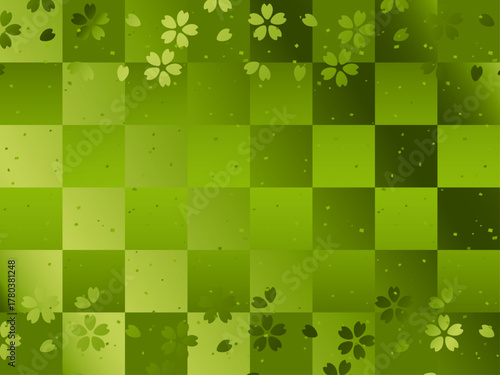 小桜F、格子B、4黄緑