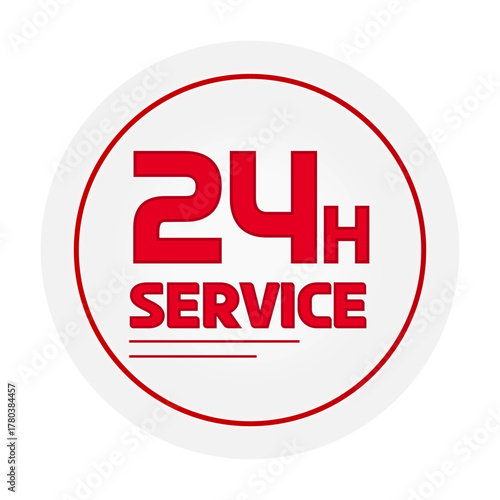 24 Hours Service Icon