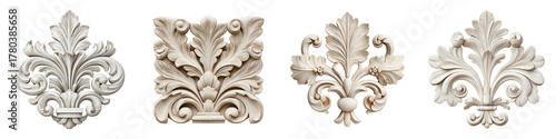 Decorative Ornament Collection: Baroque and Rococo Style Design Elements