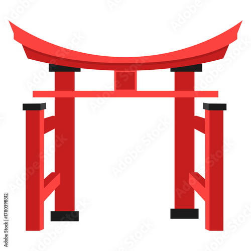 Chinese Gate Illustration