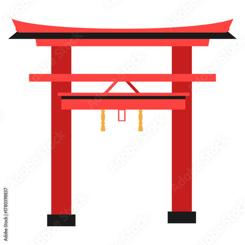 Chinese Gate Illustration