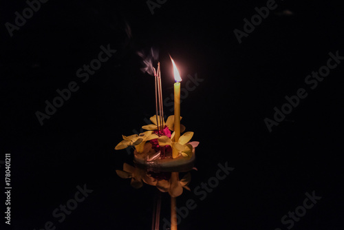 candles Loy Krathong Festival