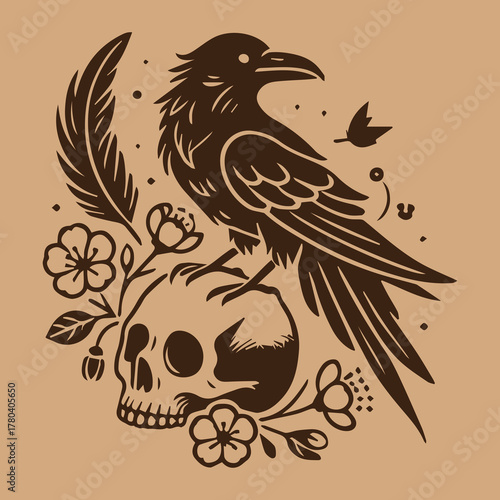 Skull Guard Crow
