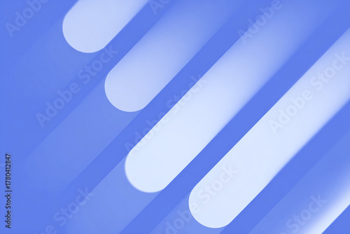 Abstract blue and white diagonal rounded lines background
