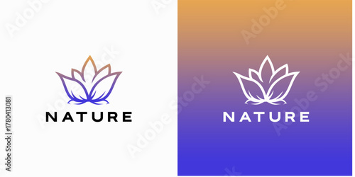 Elegant Lotus Logo for Achieve Counseling and Wellness Brand Identity