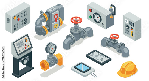 Industrial equipment control isometric technology and automation tools for modern engineering