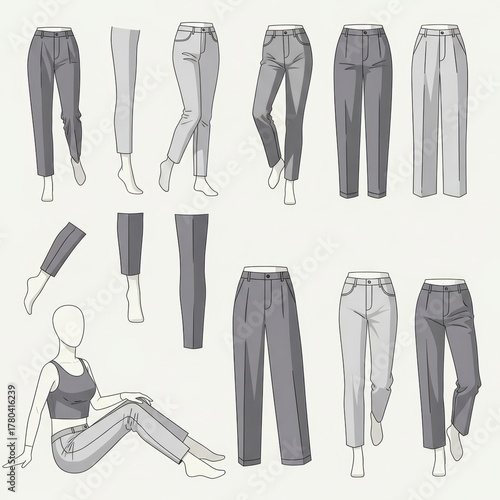 Minimal Fashion Display Figure