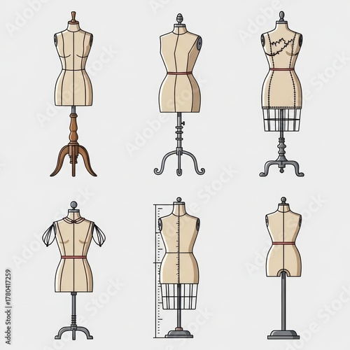 Sewing Fashion Display Template