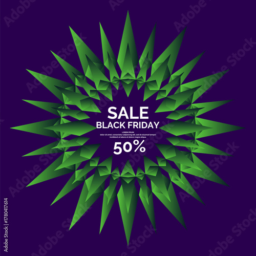 Best banner sale. The original poster discount with dynamic shapes on white background. Vector illustration
