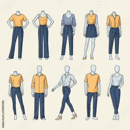 Modern Clothing Display Template