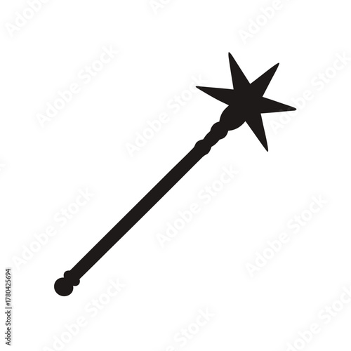 Magical Magic Wand Silhouette Fantasy Spell Wizardry Enchantment Dream Design