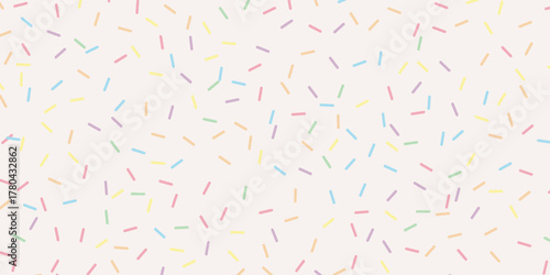 Sprinkle vector seamless pattern background.Vector ilustration