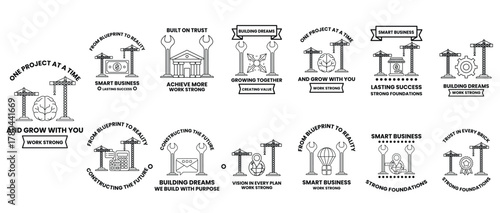 A series of black and white icons that say "Design at a time with you"