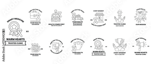 The image is a collection of different symbols