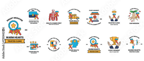 The image is a collection of different symbols