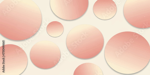Abstract background with peach colored circles soft gradient perfect for modern designs and presentations