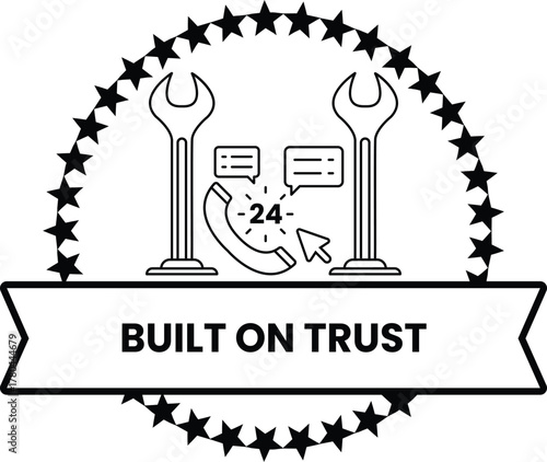A logo for a company that is built on trust