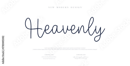 incomplete minimal alphabet capital lettering a to z font family