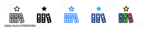 Task Prioritization Icon Set Multiple Style Collection