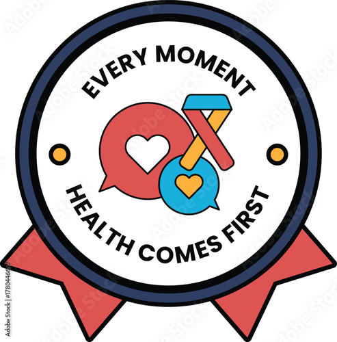 The logo features two hearts and a ribbon