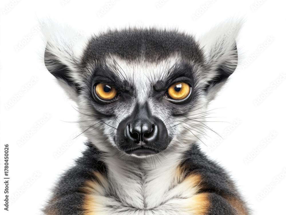 Obraz premium Intense Lemur Portrait