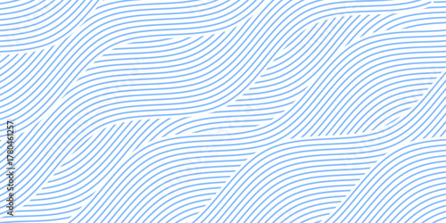 Modern simple blue line pattern vector illustration of geometric pattern, abstract pattern, seamless pattern