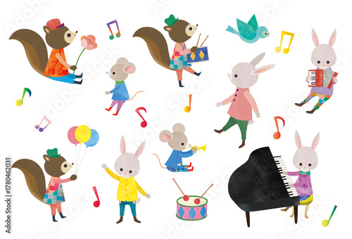 動物カットイラスト