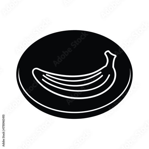 Fried Plantain Plate Icon